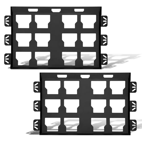 Mounting Plate Compatible with Milwaukee Packout Toolboxes 48-22-8486 for Milwaukee Mounting Plate Full Metal Powder Coated Packout Tool Storage Organizer System (2 Full Width)