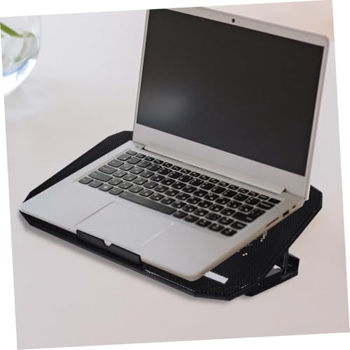 Base plegable para laptop con ventilador y ventilación mesh miniatura 5
