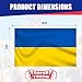 Ukraine Flag 4ft x 6ft Sewn Oxford Polyester