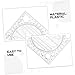 TEHAUX Multi-Functional Geometry Ruler Precision Plastic Circle Stencil with Scale for Accurate Drafting and Measurement for Students and Engineers