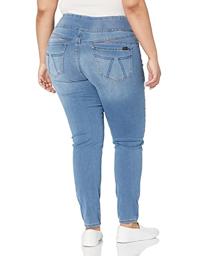 Seven7 Women's Plus Size Tummy Yoner Pull on Skinny Jean2