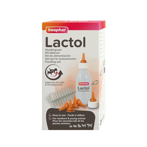 Beaphar Lactol Kit: Biberon + 6 Tetinas + Limpiador