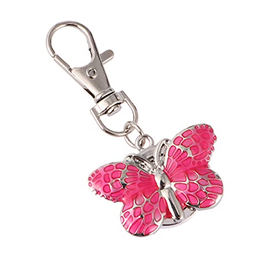 UKCOCO Infirmière Montre De Poche- Papillon en Forme de Montre De Poche Porte- Clés Suspendus Montre De Poche Portable Infirmiers Montre De Poche Portable Quartz Montre De Poche pour Les Cover