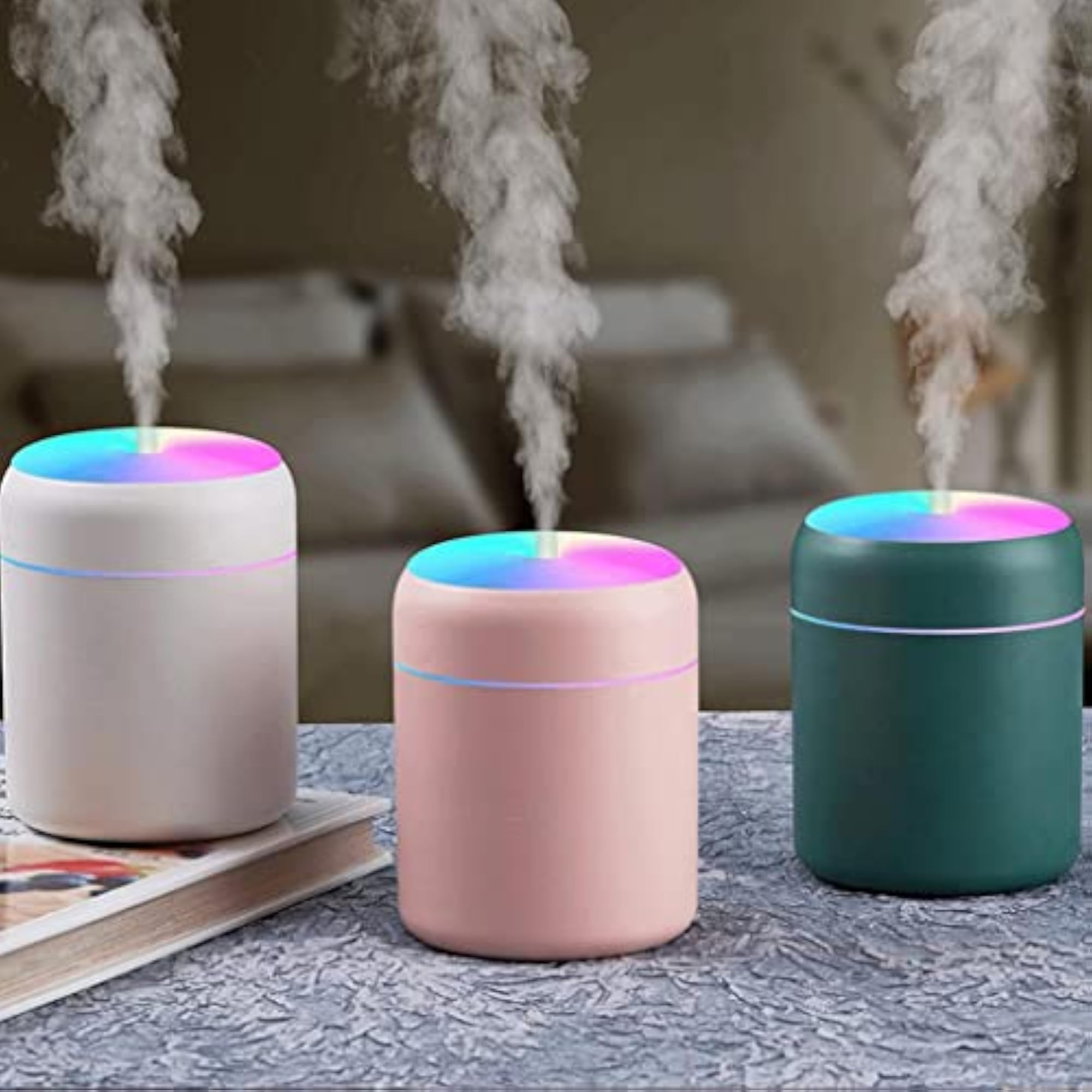 280ML Mini Humidifier Air Purifier Oil Aroma Diffuser