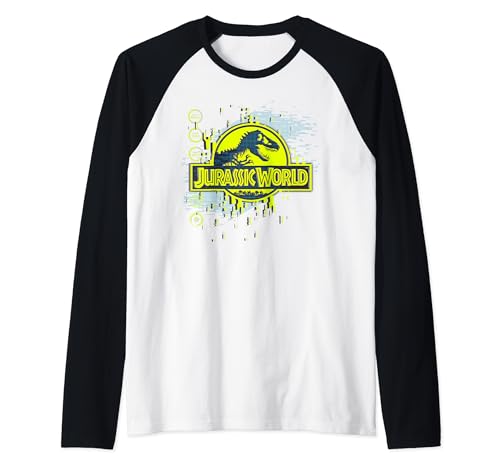 Baseball Raglan Jurassic World avec imprimé T-Rex jaune style urbain