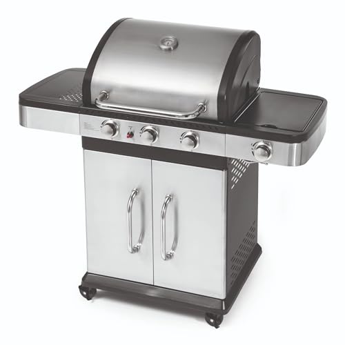 Barbecue A Gas Indianapolis 4 Ompagrill 3 Bruciatori Fornello Laterale Ruote - 2