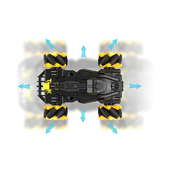 Northpoint Ferngesteuerter RC Panzer Tank Spielzeug Zweier-Set mit authentischen Qualm und LED Duell-Modus 360Â° Movement – Bild 4