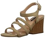 fashion sandal kensie Damen Ebony Sandalen mit Absatz, Taupe, 37 EU
