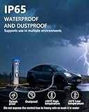 Waveloso Portable EV Charger 3 pin Plug 34.12Ft/10.4M【6-8-10A, 1-12h Timer】2.3KW Electric Car Charger Type 2 Charging Cable 3 Pin IP65 for EVs & PHEVs - Image 6