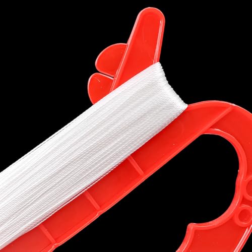 Namvo 6 Stück Drachenschnur, Drachenwickler, Schnurgriff mit Wickelbrett, Outdoor-Sportgerät für Parks, Schulen, Outdoor, großes Leinenbrett mit 50 Metern Leine