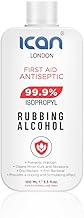 ican london isopropyl rubbing Alcohol 99.9% First aid Antiseptic Disinfectant 100ml