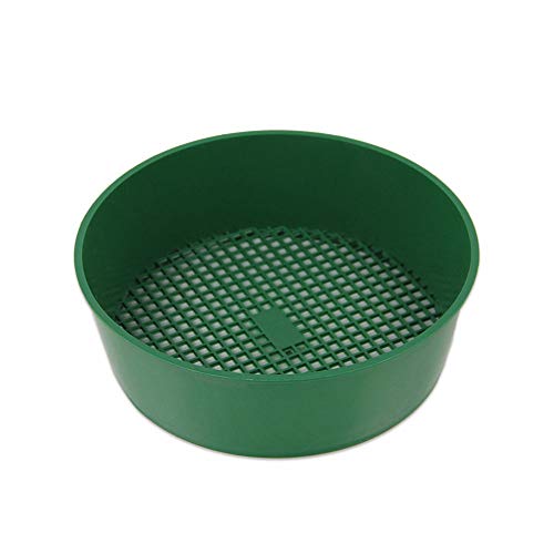 Set of 5 Pcs Plastic Gardening sieve for soil 3.5mm/0.14Inch holes Hand Tool Riddle Soil Mesh