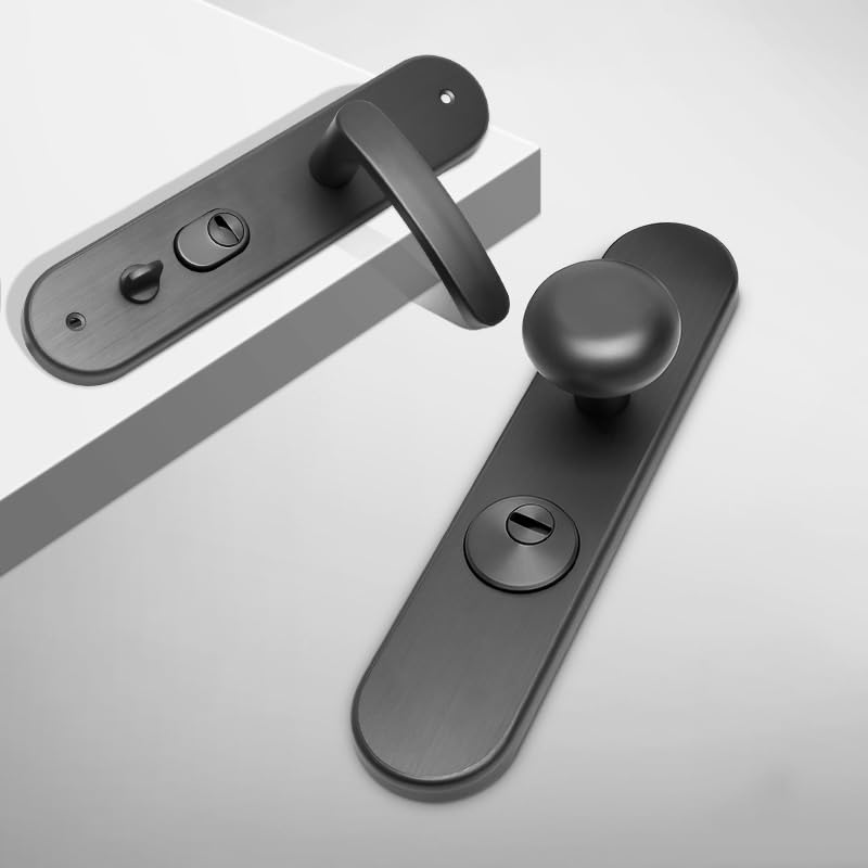 Serrure de porte intérieure à clé sécurité maison cylindre encastrable