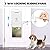 Dog Door,Pet Door for Dogs and Cats,Medium Doggie Door for Exterior Doors,Plastic Freedom Pet Doors with Aluminum Lining,2-Way Locking Sliding Panel,Consolidate Soft Flap,Anti-Rust,Easy to Install
