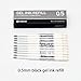 Kaco G2 Gel Ink Refills for Retractable Gel Pens, Fine Point(0.5mm), Pack of 10 (Black)