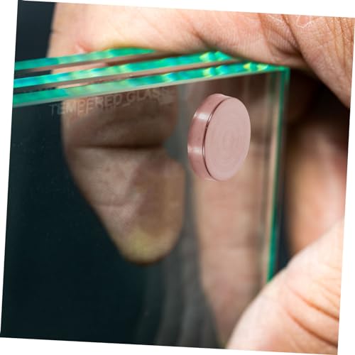 Homoyoyo 20 piezas Tapas decorativas para tornillos de acero inoxidable cubierta para tornillos espejo para fijación de vidrio acabado elegante miniatura 5