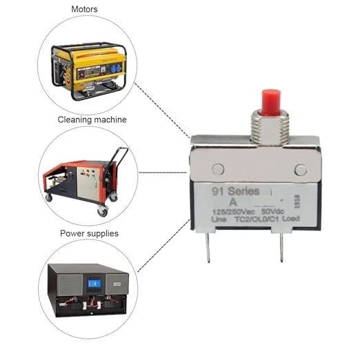 Mini disyuntor protector de sobrecarga contra cortocircuitos eléctricos automáticos 10A 5