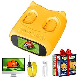 Microscopio y Telescopio 2 en 1, Temodu microscopi...: Microscopio y telescopio portátil 2 en 1: Este microscopio infantil cuenta con una brillante pantalla de alta resolución de 2 pulgadas que facilita enormemente la exploración y proporciona una experiencia de observación clara e intuitiva. Microscopio...