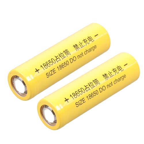 CHIZISX 2 unidades de configuración de batería 18650 de cortocircuito de conducción de carcasa de 0 V para entrenamiento de desarrollo de habilidades industriales, no recargable