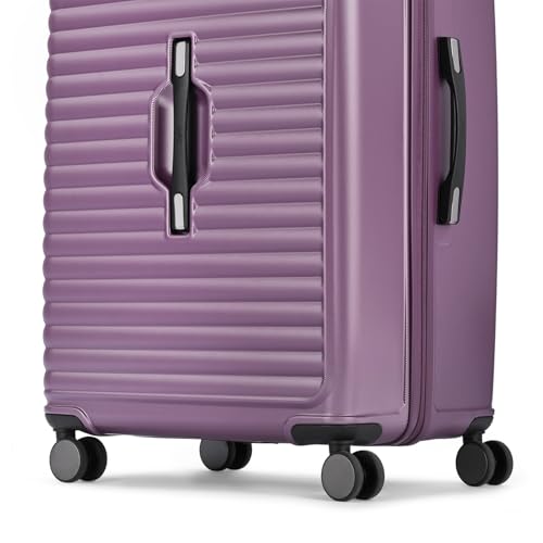 Image of Skybags Polycarbonate Trunk Check-in Trolley Bag, 78cm | Large Double Spinner Hardsided Luggage with Smooth 8-Wheel & TSA Lock | Suitcase for Travel | 5-Year International Warranty (Magenta)