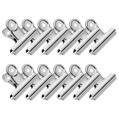 DECHOUS 12 clips metálicos para uñas 12 piezas