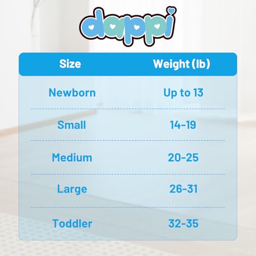 Reusable Waterproof 100% Nylon Taffeta Diaper Pants for Potty Training & Swimming, Leak-Proof & Rip-Proof, Small (Fits 14-19 lbs), 4 Counts