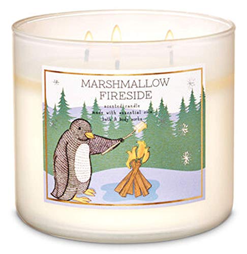 White Barn Bath and Body Works Marshmallow Fireside - 3 Wick Candle (2019)