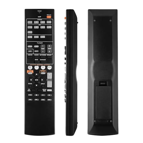 Remote Control for RAV521 ZJ66500 Fit for Yamaha RAV522 RAV462 RAV463, AV Receiver RX-V283 RX-V371 RX-V373 RX-V375 RX-V377 RX-V381 RX-V383 RX-V385 RX-V471 RX-V475 RX-V483 RX-V485 HTR3067