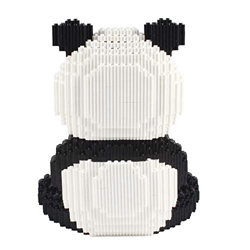 Larcele Panda Bausteine Spielzeug Bricks Tier Bauen Bauklötze,3689 Stücke KLJM-02 (Modell 2840) Mehrweg – Bild 7