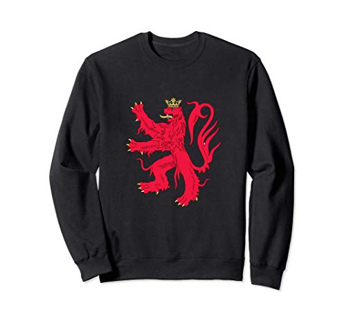 Luxembourg National Crest Tees Letzebuerg Lion Rampant Gift Sudadera