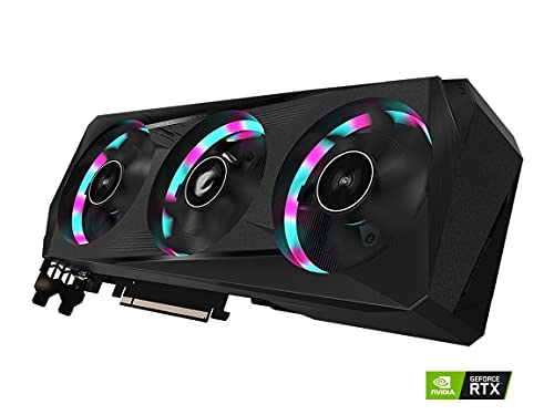 Image of GIGABYTE AORUS GeForce RTX 3060 Ti Elite 8G (REV2.0) Graphics Card, 3X WINDFORCE Fans, LHR, 8GB 256-bit GDDR6, GV-N306TAORUS E-8GD REV2.0 Video Card