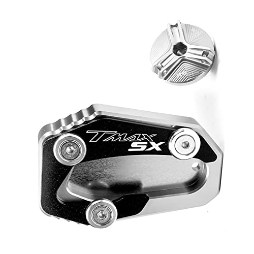 Béquille de moto latérale élargisseur plaque et bouchon huile Tmax 530 DX SX 2018