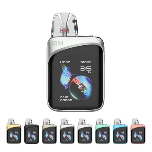 ���[�E�F�� �J���o�[�� G4 PRO koko �d�q�^�o�R �X�^�[�^�[�L�b�g�y�X�}�[�g�^�b�`�z 2000mAh 35W�̍ő�o�� GPP�J�[�g���b�W pod�^�x�C�v TYPE-C �j�R�`���t���[ ���L�b�h�Ȃ� (Mirror Silver)