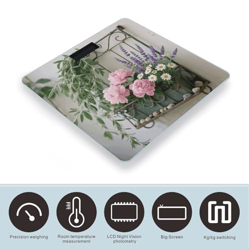 Báscula Digital de Baño con Pantalla LCD 400 Lb miniatura 3
