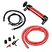 KYYKA Pompa a sifone Pompa a mano a sifone Multiuso Kit pompa travaso carburante a sifone per il trasporto di liquidi, come benzina, cherosene, diesel, olio leggero, acqua, ecc.