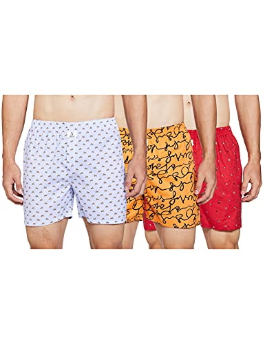 Image of Longies Men's Cotton Printed Regular Boxer Shorts