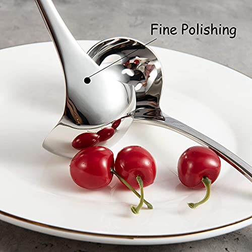 IMEEA 8.7 Inch Soup Ladle Small Sauce Ladle 18/10 Stainless Steel Serving Ladles Spoon for Soup Sauce Stew Cooking - Image 5