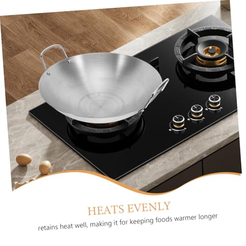 Wok alternativo para freír ahorro espacio huevo cocina miniatura 3
