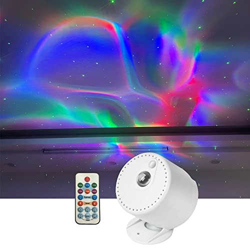 Sharelife Mini RGB Dynamic Aurora LED Green Laser Star Starry Sky Remote Lights for Home Party DJ KTV Birthday Stage Lighting SA200