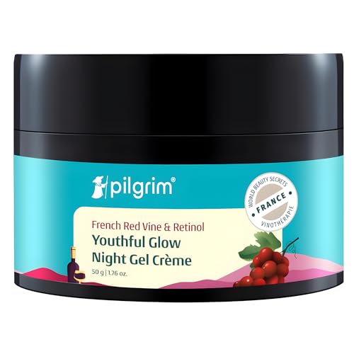 PILGRIM French Red Vine Anti Aging Night Cream for women with Ret...