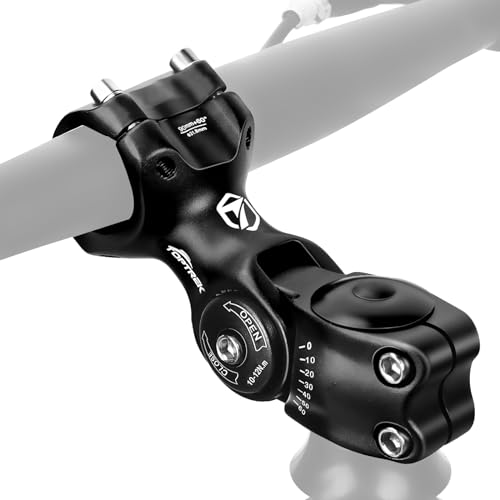 toptrek Fahrradlenker Vorbau Lenkererhöhung Fahrrad 31 8mm 90mm Fahrrad Lenker Aluminium Lenkervorbau Verstellbar 60 Einstellbar Fahrradlenker Erhöhung Sechseckiges Lochdesign für MTB Rennrad