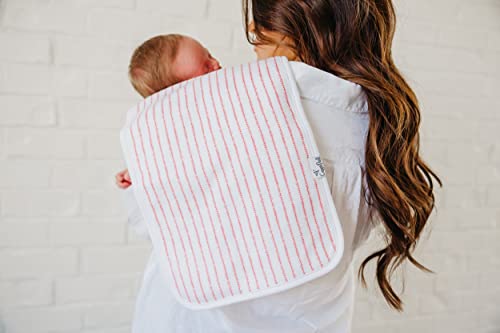 Image of Copper Pearl Premium Baby Burp Cloths - 3-Pack Large Cotton Burp Cloths, Extra Soft Spit Up Rags with 3 Absorbent Layers, Perfect for Baby Boy and Baby Girl Gifts