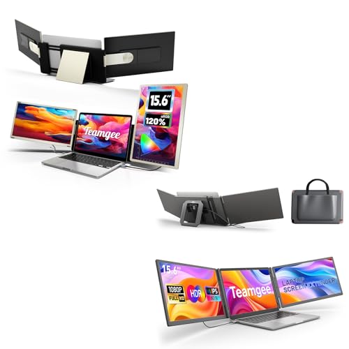 Image of Teamgee 15.6 inch Laptop Screen Extender with Power Bank 15.6 inch Laptop Screen Extender 120% sRGB