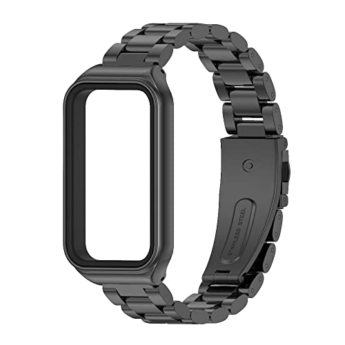 Image of Strap for Amazfit Band 7 Metal Replacement Strap Wristband Watch Strap Compatible with Amazfit 7 Fitness Tracker smartwatch