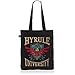 Produktbild style3 University of Hyrule Biobaumwolle Beutel Jutebeutel Tasche Tote Bag, Farbe:Schwarz