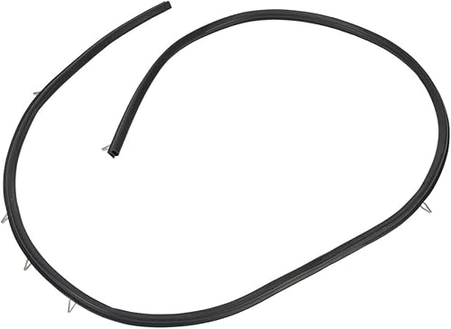Whirlpool WP7212P043-60 Junta de puerta de horno eléctrico OEM, color negro