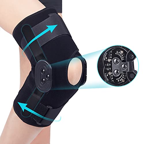 Kd Knee Brace With Locking Dials: Hinged Knee Brace With Side Stabilizers For Meniscus Tear, Arthritis Pain, Patellar Stabilization - Medical Knee Braces Support For Mcl, Acl, Post-Op Recovery #TOP6