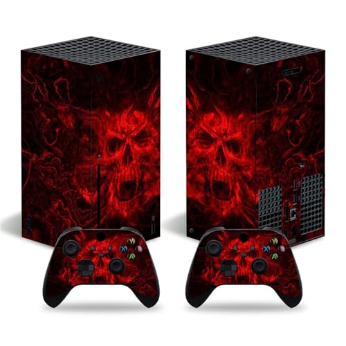 FBITE Protective Vinyl Skin Decal Cover For Series X Console Skins Wrap Sticker With Two Free Wireless Controller Decals 77132 Skin Decal Bubble Free Controller Skins