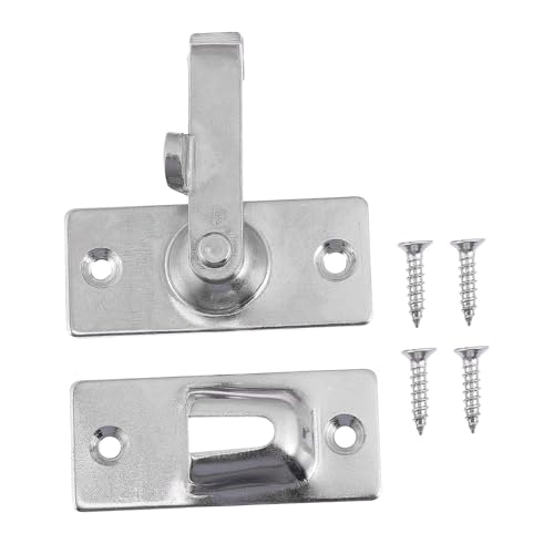 DOITOOL 耐久性ステンレス製シンプルドアラッチ 家用 ロック 簡単取付け可能 玄関や室内扉に適した防錆ドア止め具