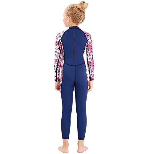 Image of Full Body Kids Swimsuit One Piece Rash Guard Long Sleeve Wetsuit Skin for Girls Boys